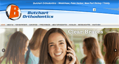 Desktop Screenshot of butchartorthodontics.com
