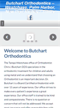 Mobile Screenshot of butchartorthodontics.com